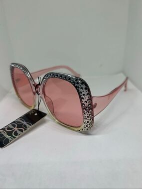 Bling Rhinestone Square Sunglasses UV Protection